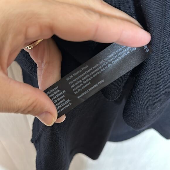 The Fisher Project Merino Wool‎ Black High Low side Sweater Size XS - Picture 3 of 3